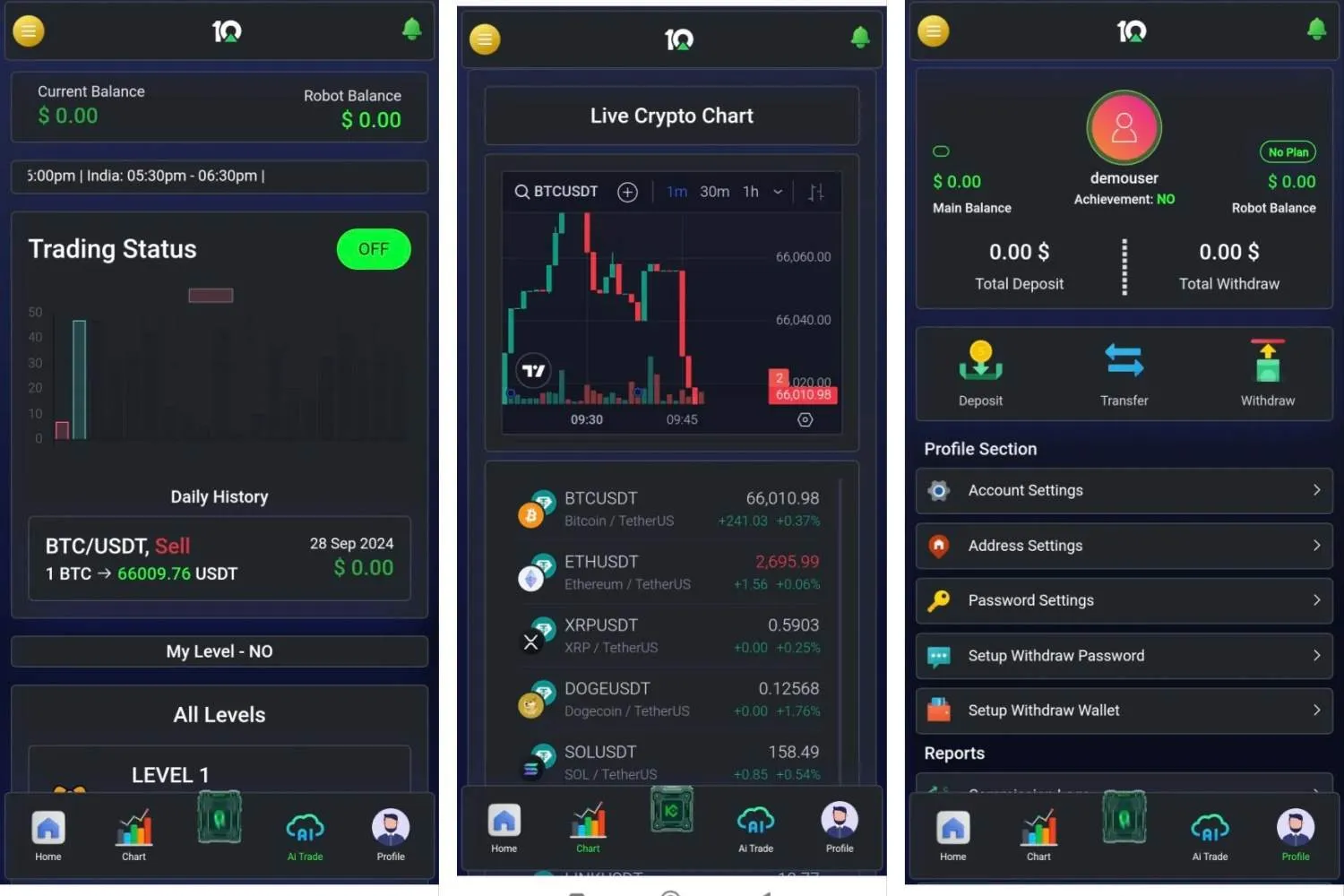 Laravel AI矿机源码/虚拟币理财系统+加密货币交易所源码下载-K手源码 - 100%完整可用源码